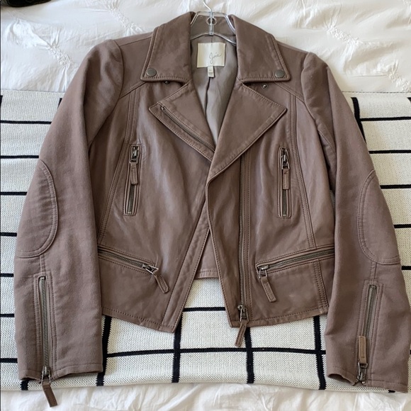 Joie lamb leather Seabrooke Moto Jacket - Picture 2 of 13